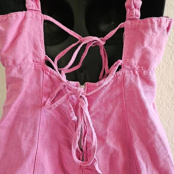 Zara Linen Blend Dress - Picture 7 of 9